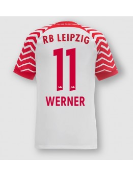 Moški Nogometna dresi replika RB Leipzig Timo Werner #11 Domači 2023-24 Kratek rokav